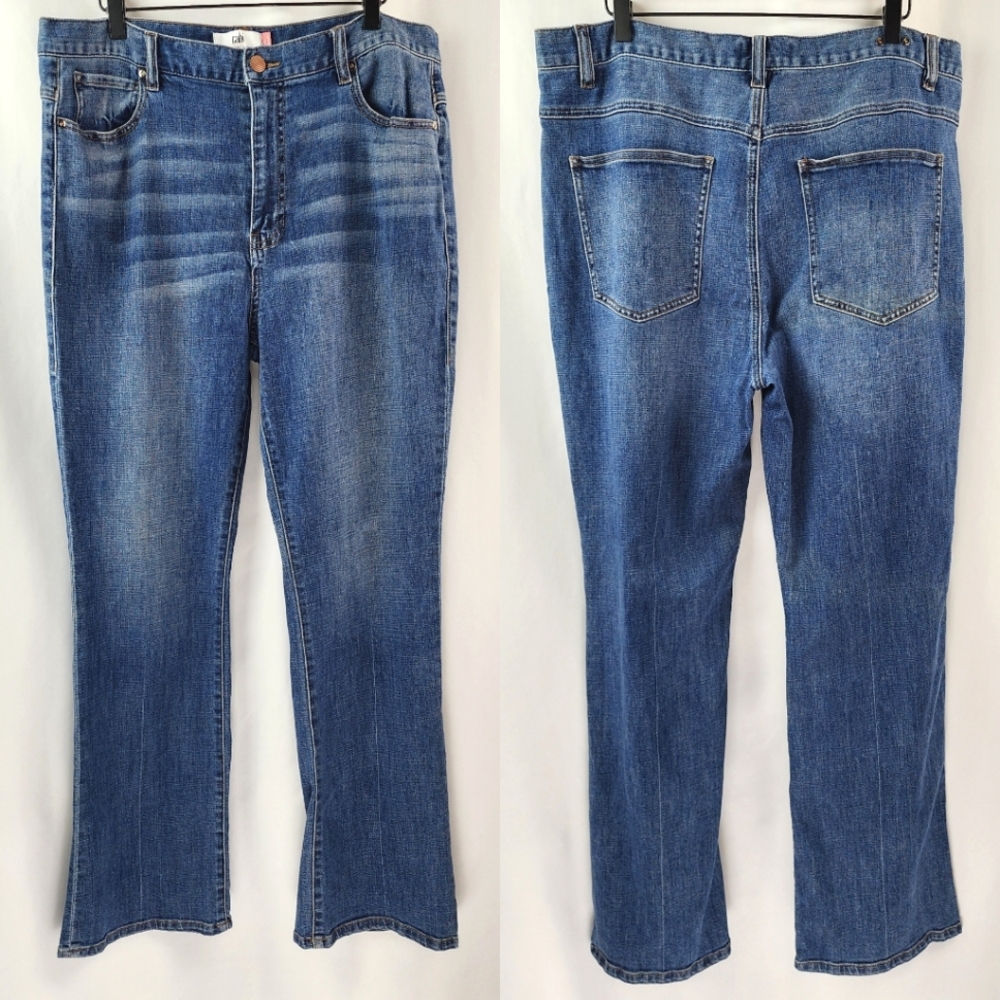 Cabi Women's 5th Avenue Bootcut Denim Blue Jeans Size 16